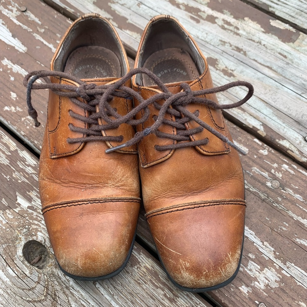 Florsheim Kids Boys Brown Oxfords